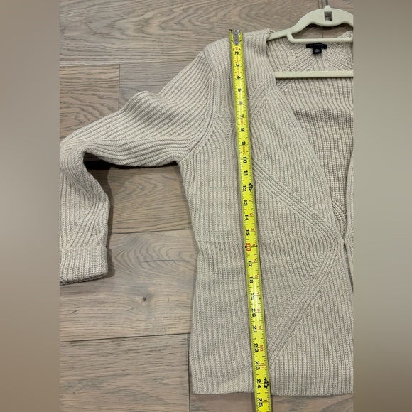 Ann Taylor chunky cable knit cardigan XL - Picture 11 of 13